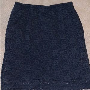 Navy skirt